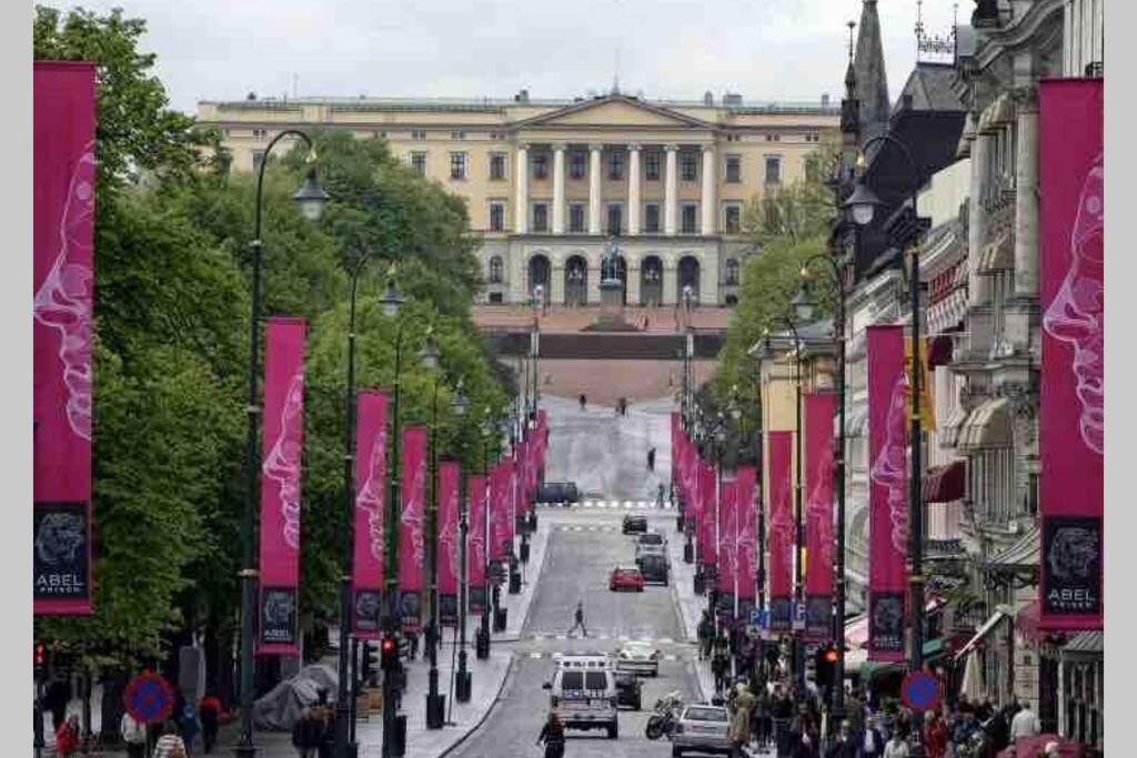 Top Floor City Center Flat With Free Parking Oslo Exterior photo