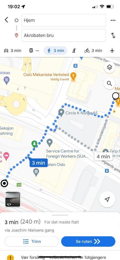 Top Floor City Center Flat With Free Parking Oslo Exterior photo